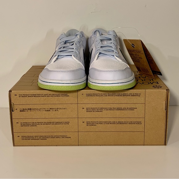[BRAND NEW] NIKE DUNK LOW 3D SWOOSH GREY GRADE SCHOOL SHOES SIZE 5.5Y SNEAKERS - Picture 10 of 12